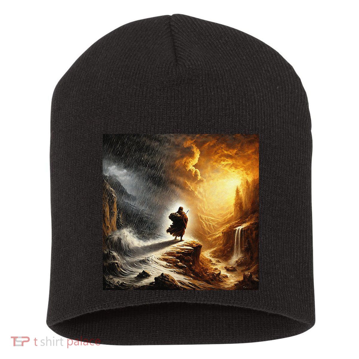 Neither Rain Nor Snow Renaissance Style Art Short Acrylic Beanie