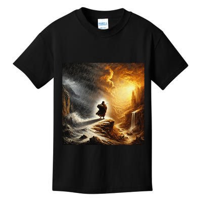 Neither Rain Nor Snow Renaissance Style Art Kids T-Shirt