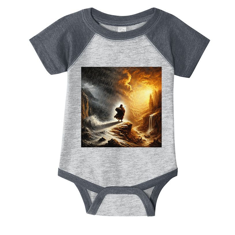 Neither Rain Nor Snow Renaissance Style Art Infant Baby Jersey Bodysuit