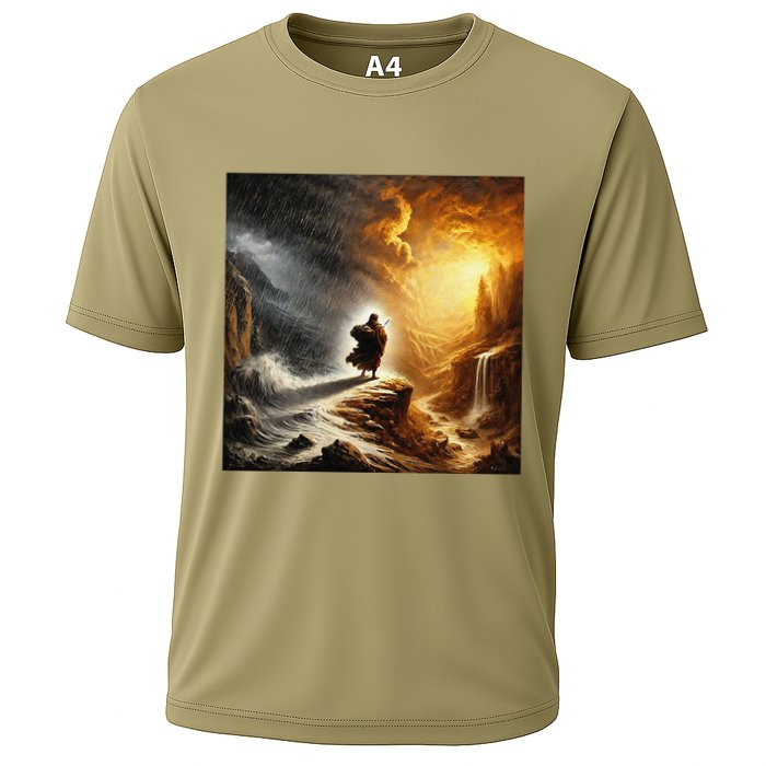 Neither Rain Nor Snow Renaissance Style Art Cooling Performance Crew T-Shirt