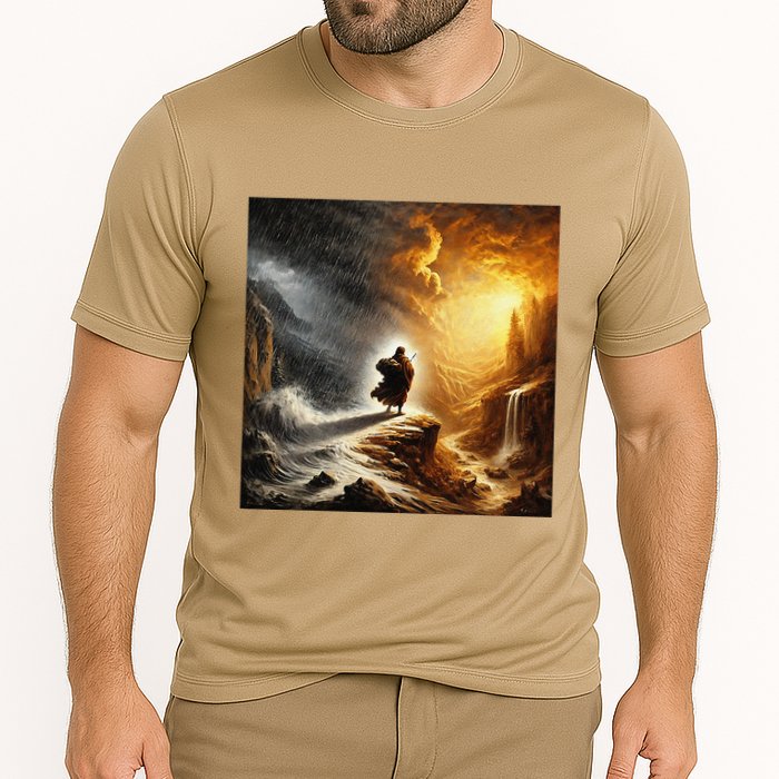 Neither Rain Nor Snow Renaissance Style Art Cooling Performance Crew T-Shirt