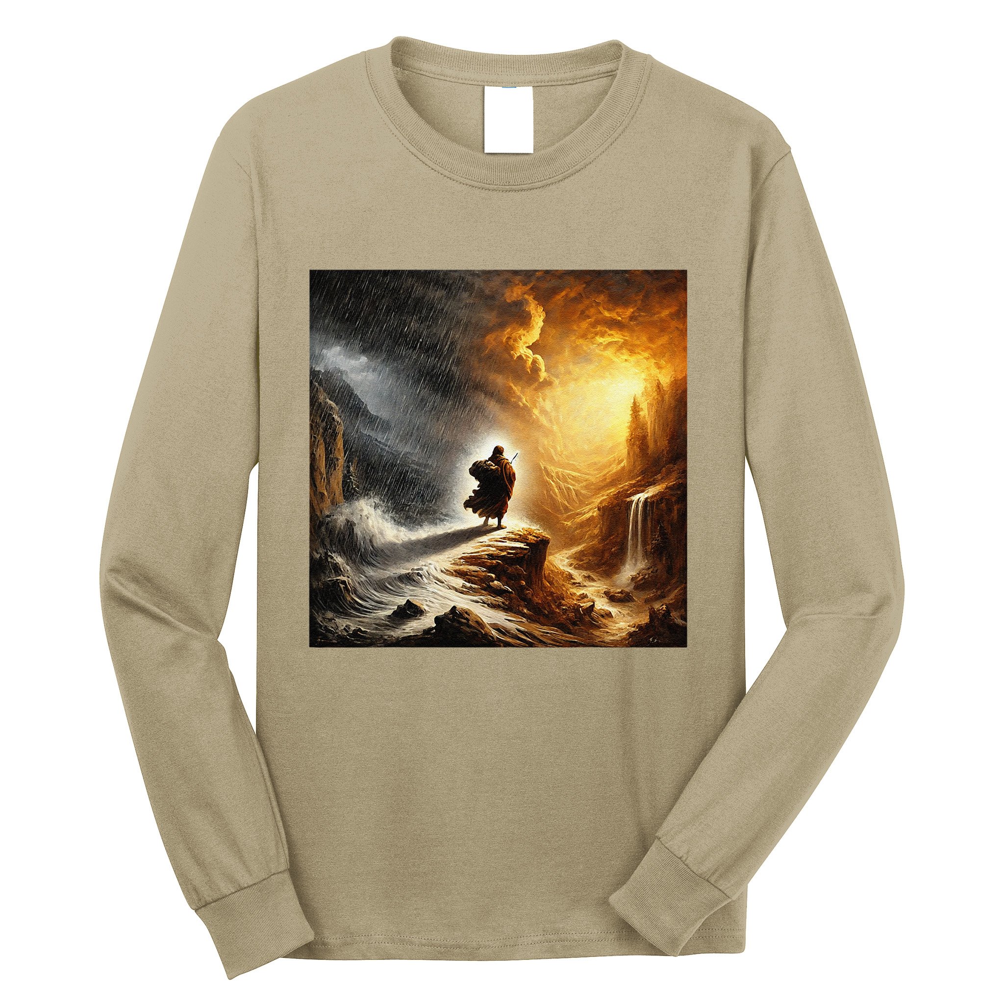 Neither Rain Nor Snow Renaissance Style Art Long Sleeve Shirt