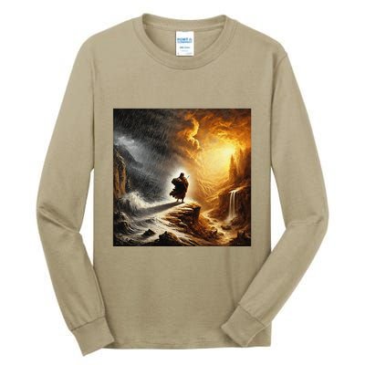 Neither Rain Nor Snow Renaissance Style Art Tall Long Sleeve T-Shirt
