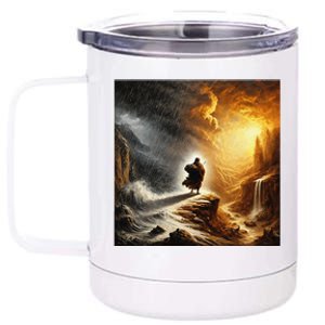 Neither Rain Nor Snow Renaissance Style Art 12 oz Stainless Steel Tumbler Cup