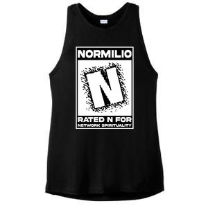 Normilio Rated N For Network Spirituality Ladies PosiCharge Tri-Blend Wicking Tank