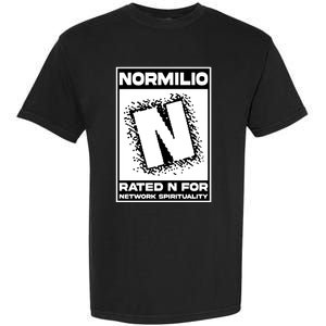 Normilio Rated N For Network Spirituality Garment-Dyed Heavyweight T-Shirt