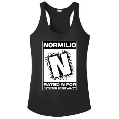 Normilio Rated N For Network Spirituality Ladies PosiCharge Competitor Racerback Tank