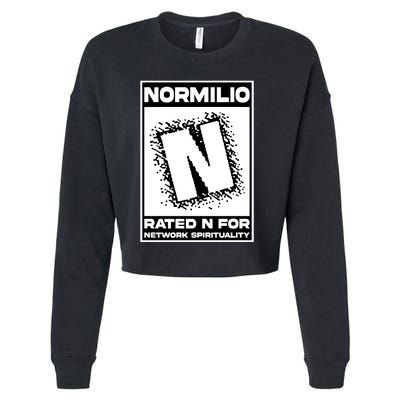 Normilio Rated N For Network Spirituality Cropped Pullover Crew