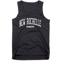 New Rochelle New York Ny College University Style Tank Top