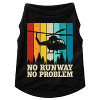 No Runway No Problem Helicopter Pilot Doggie Tank