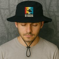 No Runway No Problem Helicopter Pilot Legacy Cool Fit Booney Bucket Hat