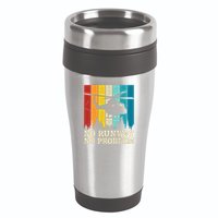 No Runway No Problem Helicopter Pilot 16oz Travel Tumbler