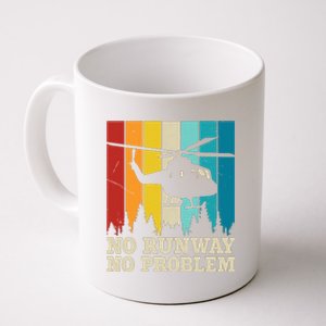 No Runway No Problem Helicopter Pilot Coffee Mug