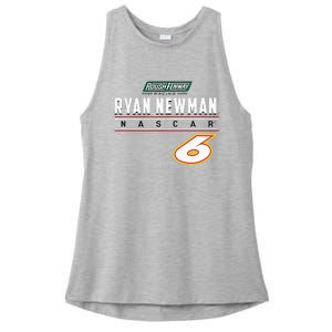 N.A.S.C.A.R Ryan Newman Drop Shadow Ladies PosiCharge Tri-Blend Wicking Tank