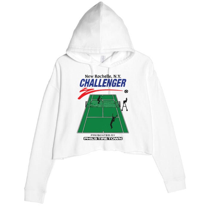 New Rochelle N.Y Crop Fleece Hoodie