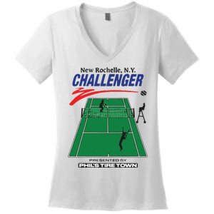 New Rochelle N.Y Women's V-Neck T-Shirt