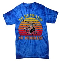 No Runway No Problem Air Force Academy Proud Helicopter Wife Funny Gift Tie-Dye T-Shirt