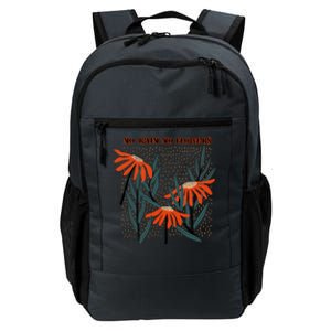 No Rain No Flowers Gifts Cute Flowers Daily Commute Backpack