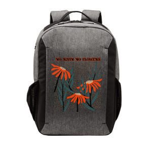 No Rain No Flowers Gifts Cute Flowers Vector Backpack