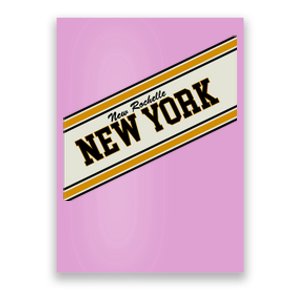 New Rochelle New York Varsity Logo Poster