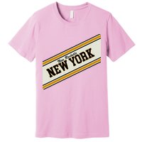 New Rochelle New York Varsity Logo Premium T-Shirt
