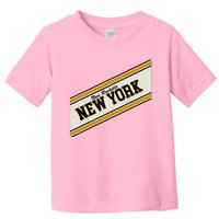 New Rochelle New York Varsity Logo Toddler T-Shirt