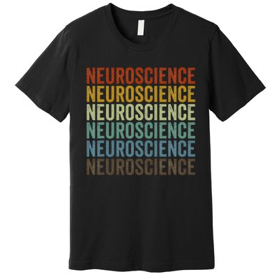 Neuroscience Retro Premium T-Shirt