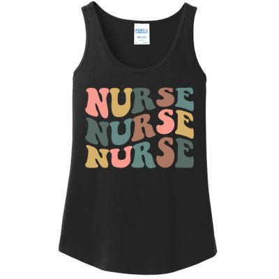 Nurse, Retro Nurse Ladies Essential Tank