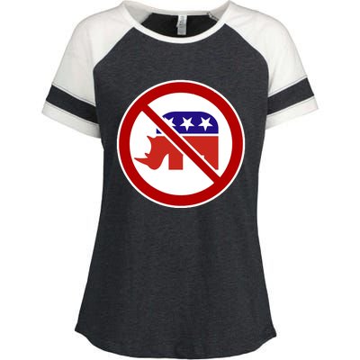 No RINOs Enza Ladies Jersey Colorblock Tee