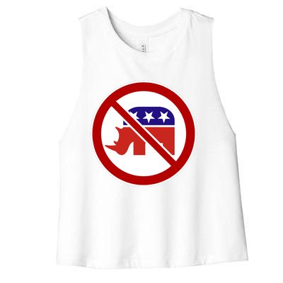 No RINOs Women's Racerback Cropped Tank