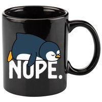  Nope Relaxed Not Today Funny Lazy Penguin Meme 11oz C Handle Ceramic Mug