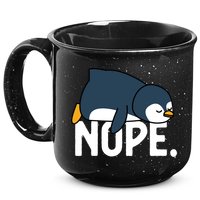  Nope Relaxed Not Today Funny Lazy Penguin Meme 15oz Campfire Ceramic Mug