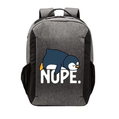  Nope Relaxed Not Today Funny Lazy Penguin Meme Vector Backpack