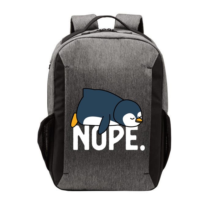  Nope Relaxed Not Today Funny Lazy Penguin Meme Vector Backpack