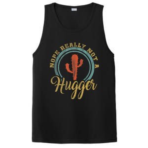 Nope Really Not A Hugger Cactus Funny Sarcastic Meme Idea PosiCharge Competitor Tank