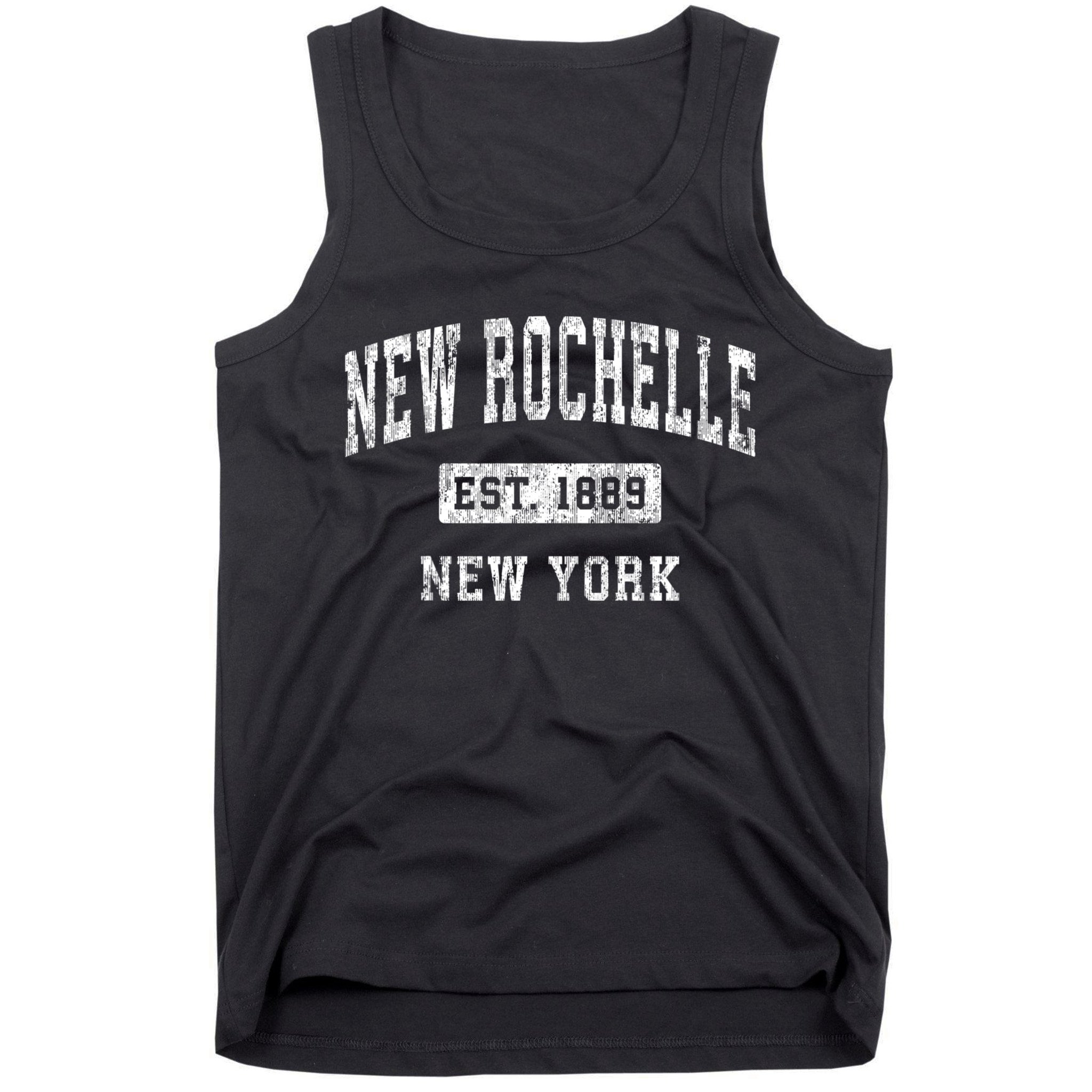 New Rochelle New York Ny Vintage Established Sports Tank Top