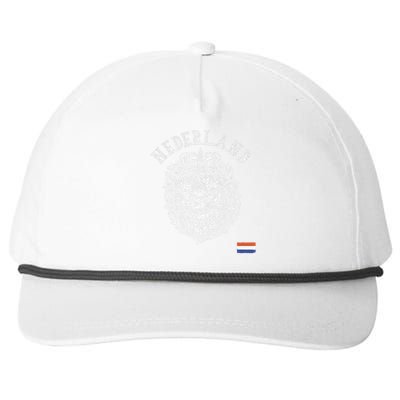 Nederland Reto Netherlands Lion Holland Dutch Snapback Five-Panel Rope Hat