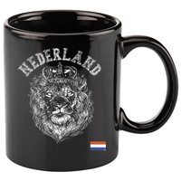 Nederland Reto Netherlands Lion Holland Dutch 11oz C Handle Ceramic Mug