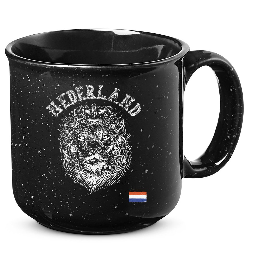 Nederland Reto Netherlands Lion Holland Dutch 15oz Campfire Ceramic Mug