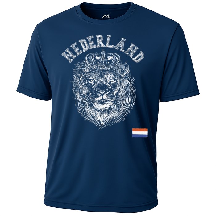 Nederland Reto Netherlands Lion Holland Dutch Cooling Performance Crew T-Shirt