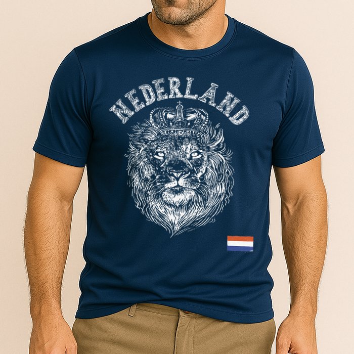 Nederland Reto Netherlands Lion Holland Dutch Cooling Performance Crew T-Shirt