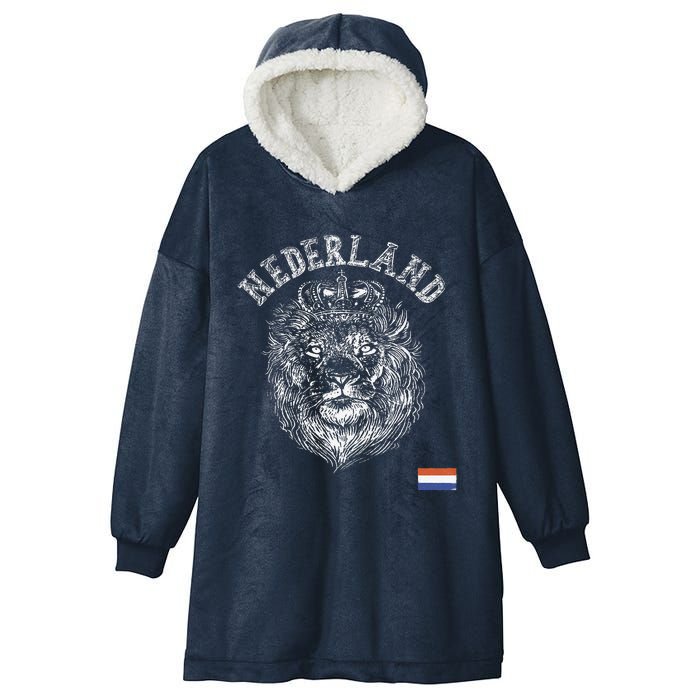 Nederland Reto Netherlands Lion Holland Dutch Hooded Wearable Blanket