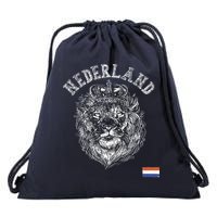 Nederland Reto Netherlands Lion Holland Dutch Drawstring Bag