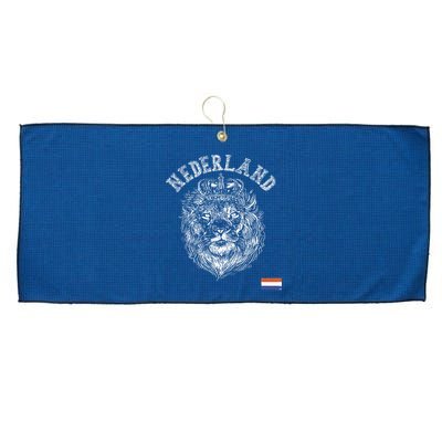 Nederland Reto Netherlands Lion Holland Dutch Large Microfiber Waffle Golf Towel