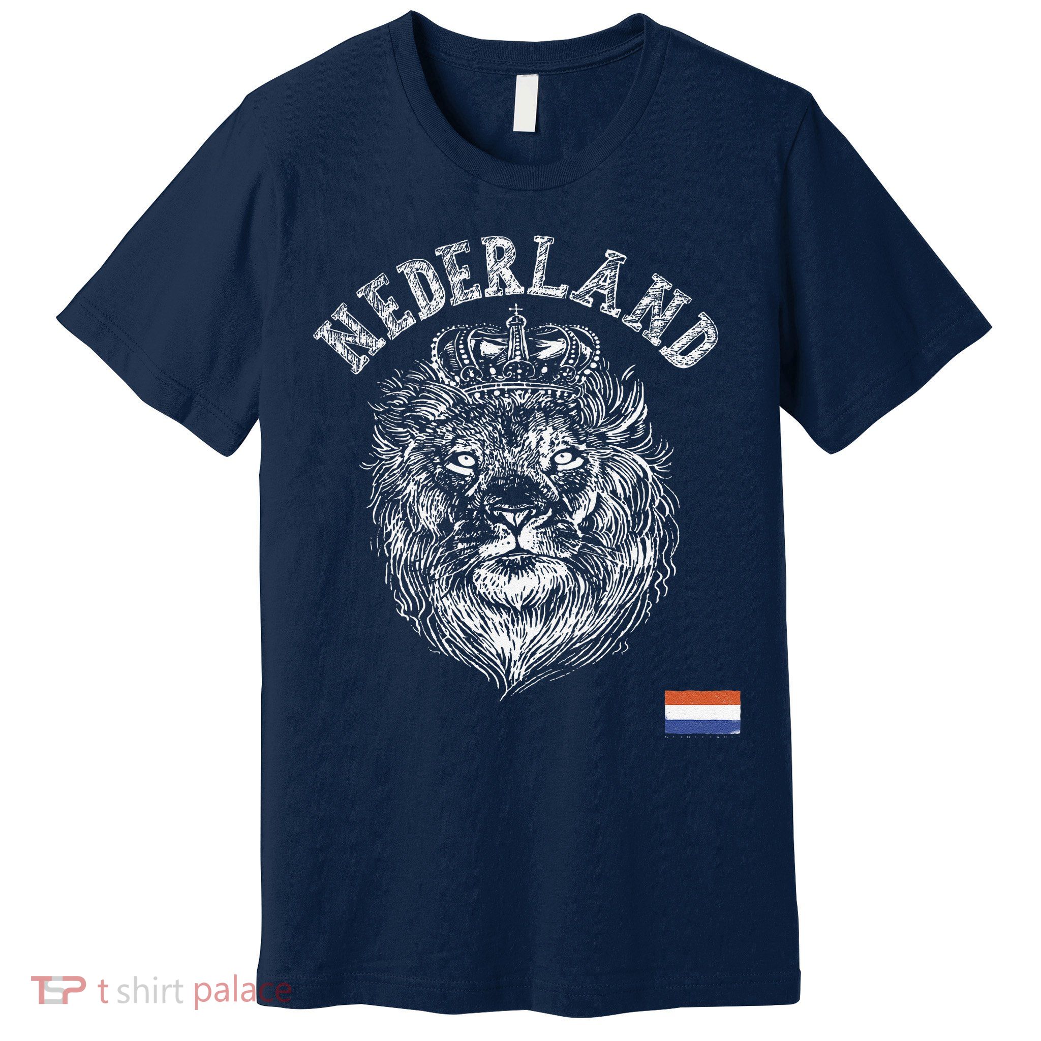 Nederland Reto Netherlands Lion Holland Dutch Premium T-Shirt