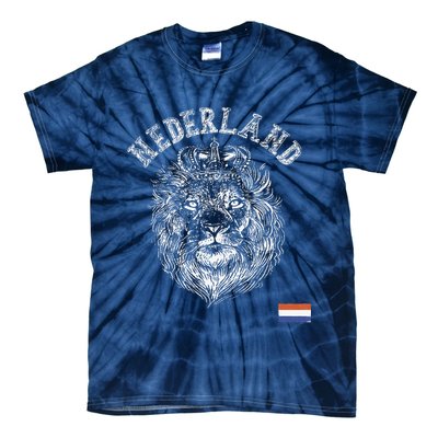 Nederland Reto Netherlands Lion Holland Dutch Tie-Dye T-Shirt