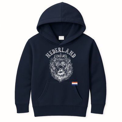 Nederland Reto Netherlands Lion Holland Dutch Kids Hoodie