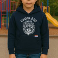 Nederland Reto Netherlands Lion Holland Dutch Kids Hoodie