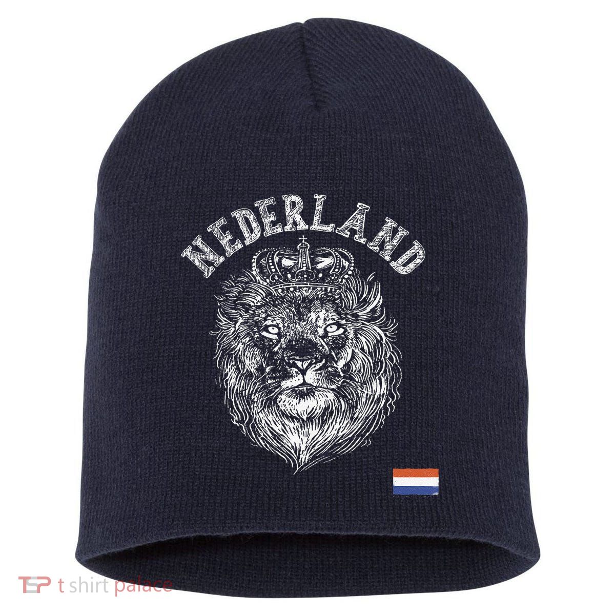 Nederland Reto Netherlands Lion Holland Dutch Short Acrylic Beanie