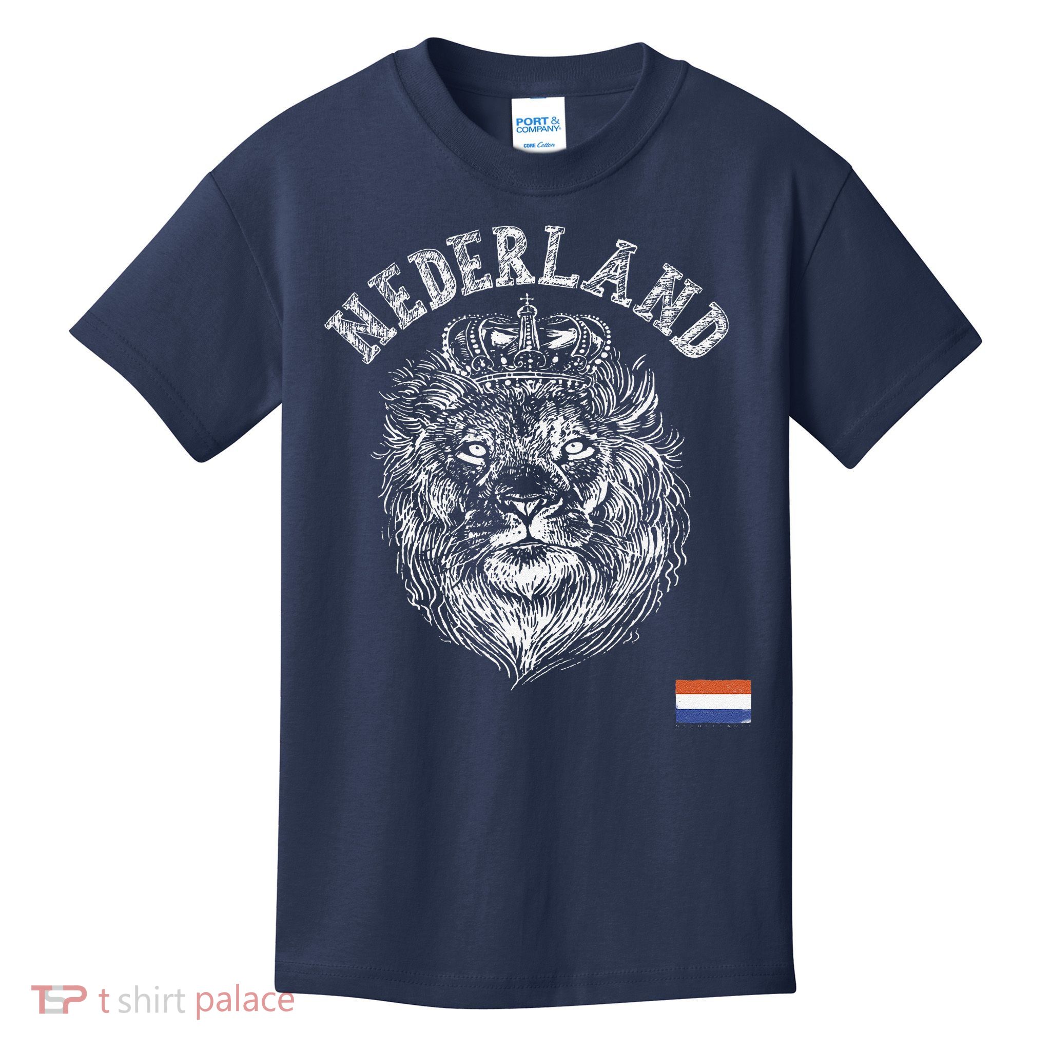 Nederland Reto Netherlands Lion Holland Dutch Kids T-Shirt